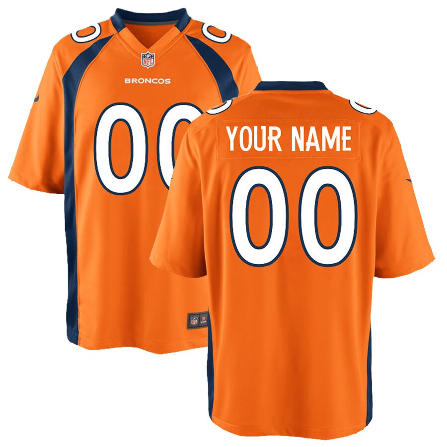 Denver Broncos Nike Youth Custom Game Jersey Orange