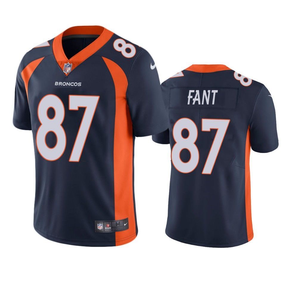 Denver Broncos Noah Fant 2019 Nfl Draft Navy Vapor Limited Jersey
