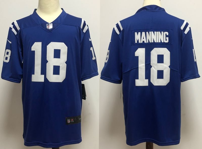 Denver Broncos Peyton Manning 18 Nfl 2020 Navy Blue Jersey