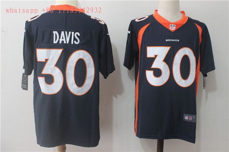 Denver Broncos Terrell Davis 30 2020 Nfl Black Jersey Jersey