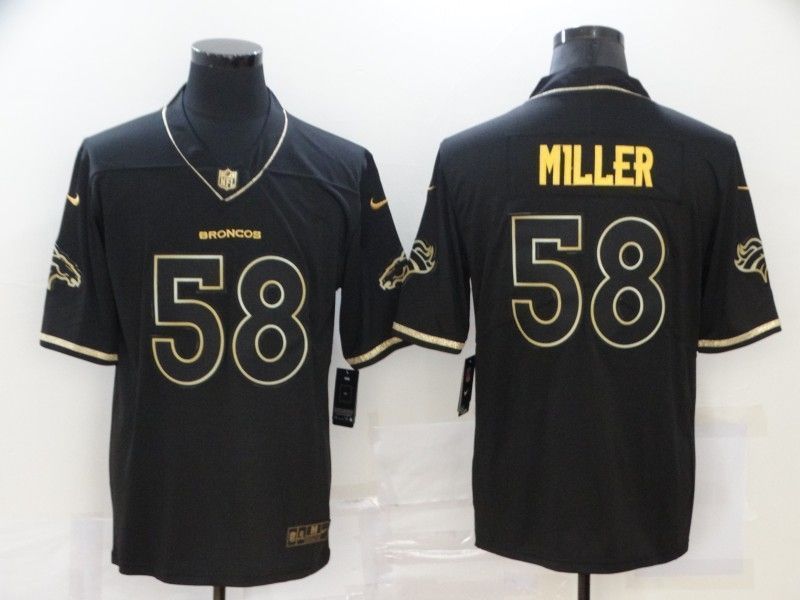 Denver Broncos Von Miller 58 Nfl 2020 Black Jersey