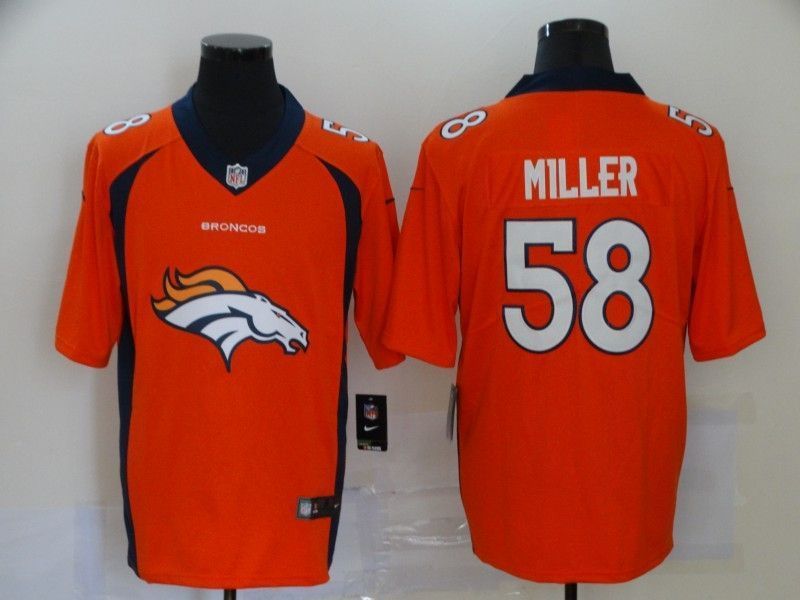 Denver Broncos Von Miller 58 Nfl 2020 Red Jersey