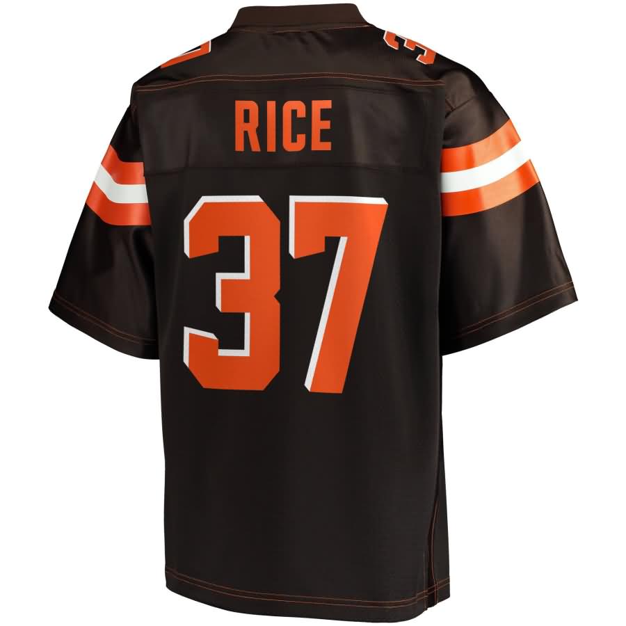 Denzel Rice Cleveland Browns Nfl Pro Line Player Jersey Brown