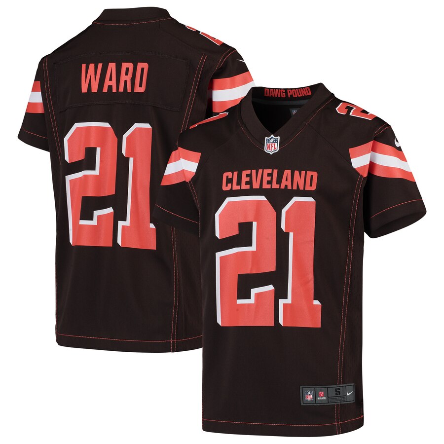 Denzel Ward Cleveland Browns Nike Youth Game Jersey Brown