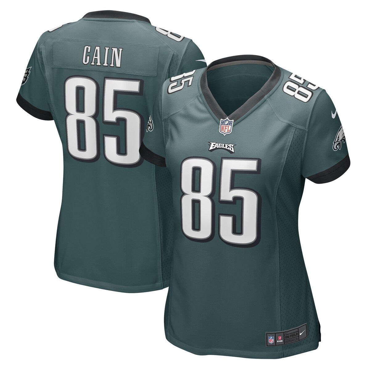 Deon Cain Philadelphia Eagles Nike Womens Game Player Jersey Midnight Green