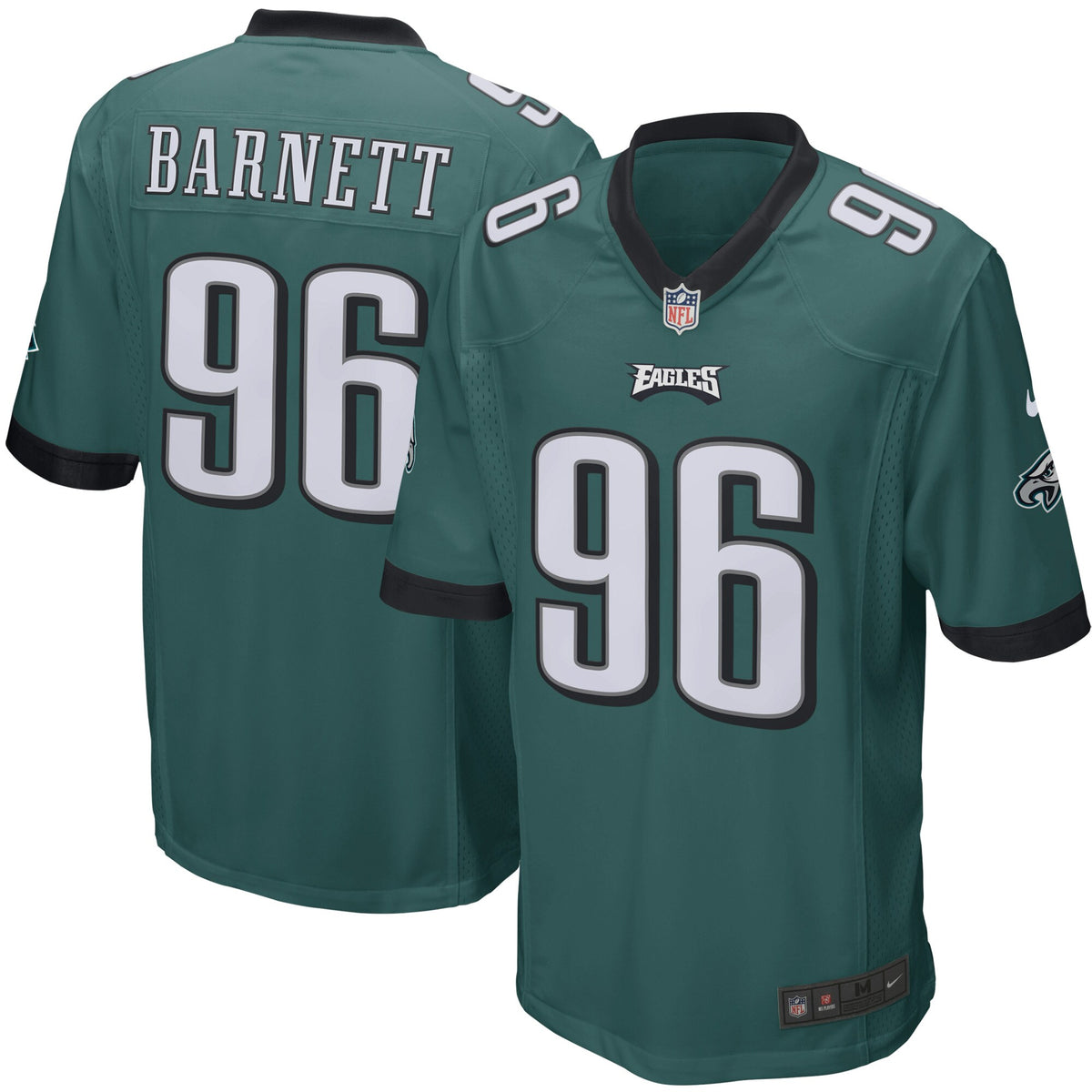 Derek Barnett Philadelphia Eagles Nike Game Jersey Green