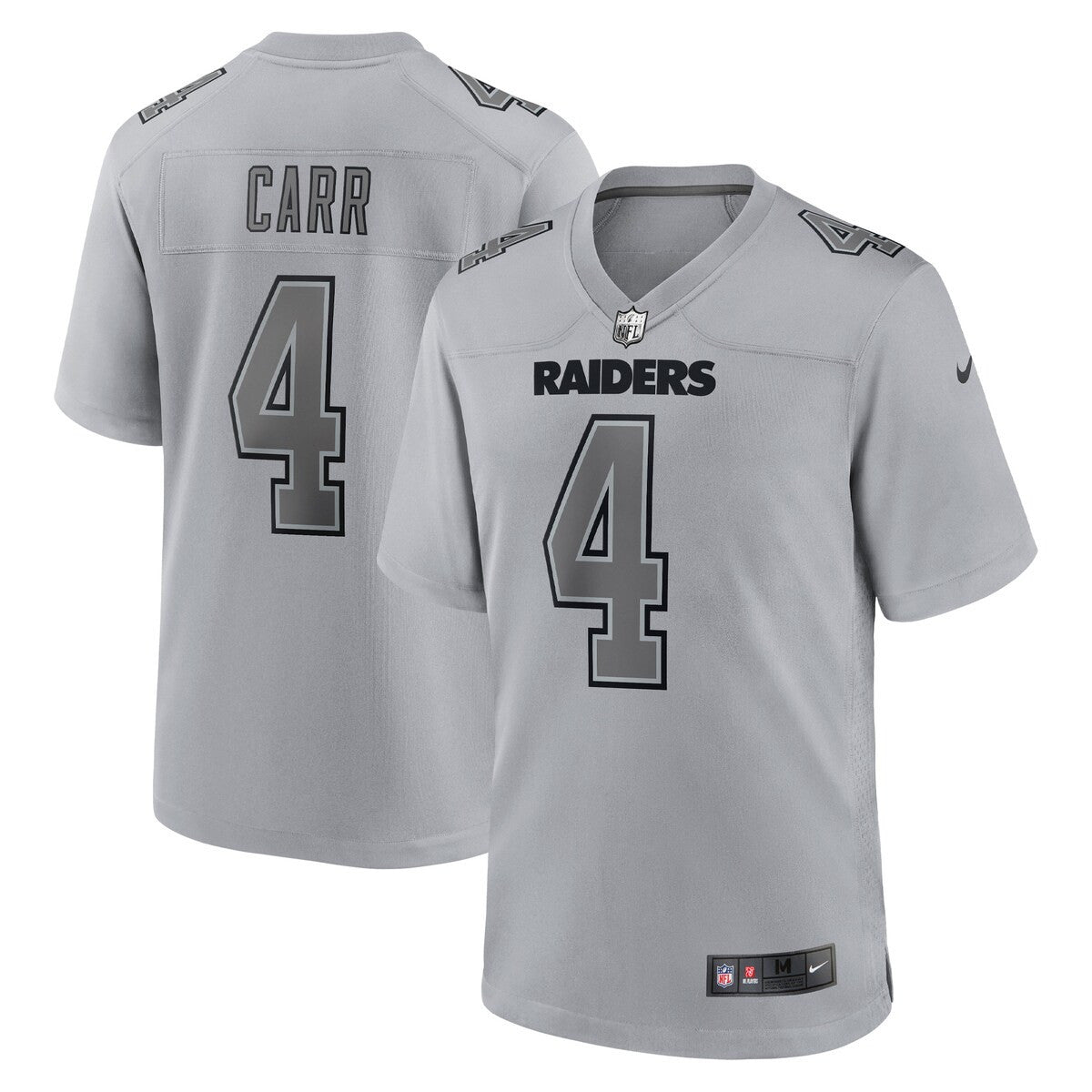 Derek Carr Las Vegas Raiders Nike Atmosphere Fashion Game Jersey Gray