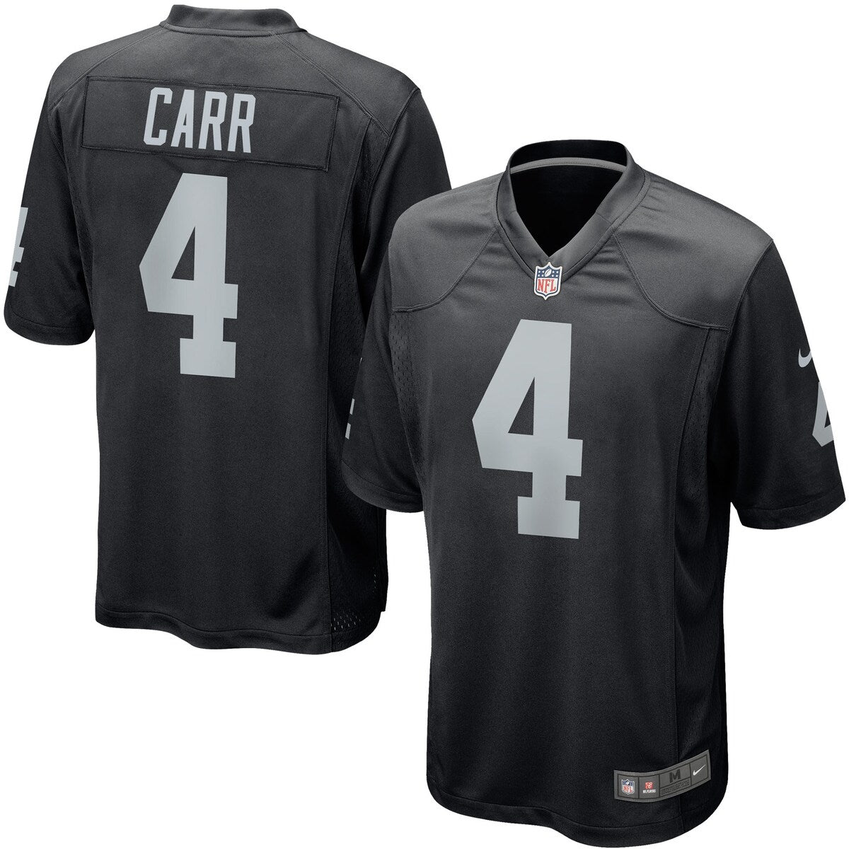 Derek Carr Las Vegas Raiders Nike Game Player Jersey Black