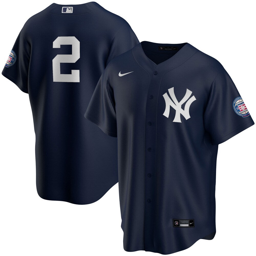 Derek Jeter New York Yankees Nike 2020 Hall Of Fame Induction Alternate Player Jersey Navy
