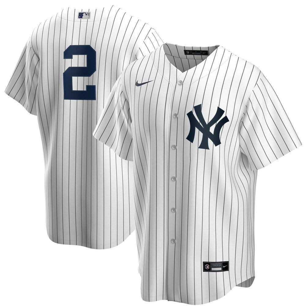 Derek Jeter New York Yankees Nike Jersey Whitenavy