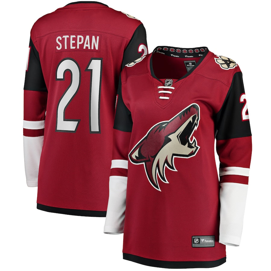 Derek Stepan Arizona Coyotes Fanatics Branded Womens Breakaway Player Jersey Garnet