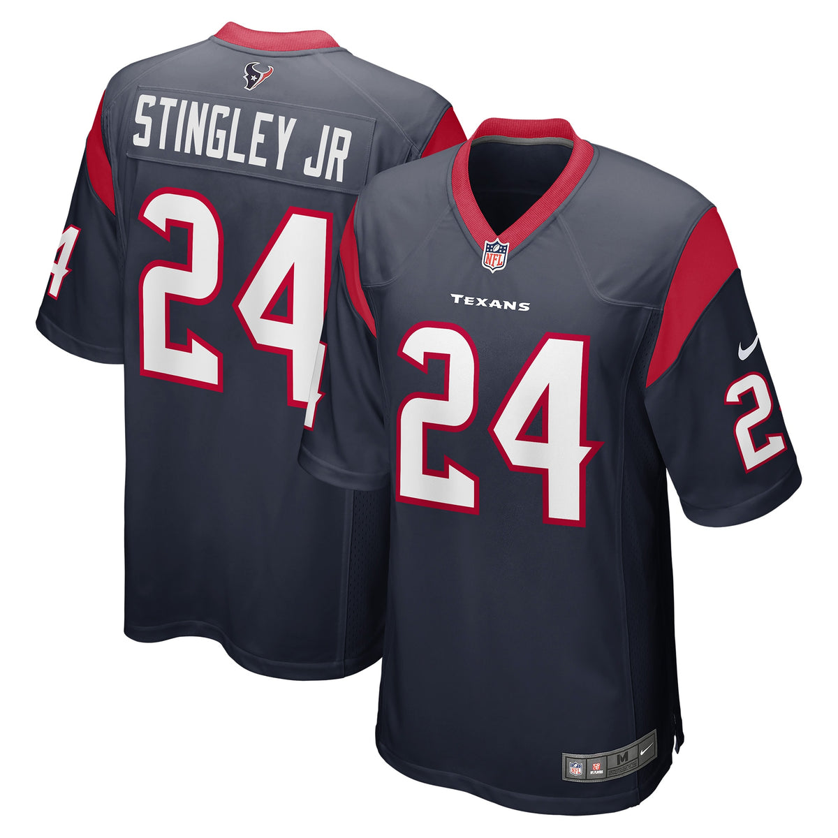 Derek Stingley Jr Houston Texans 2022 Nfl Draft First Round Pick Game Jersey Navy