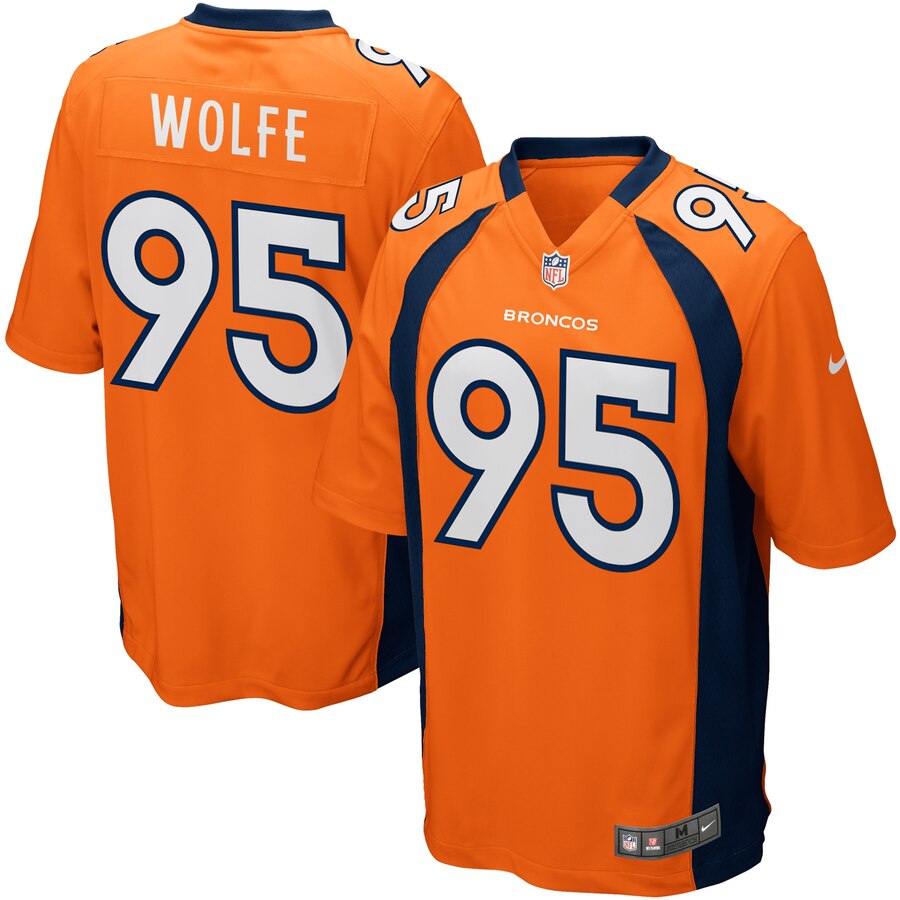 Derek Wolfe Denver Broncos Nike Game Jersey Orange