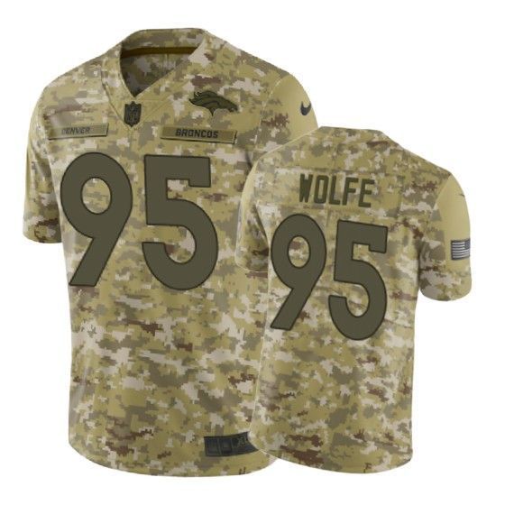 Derek Wolfe Jersey Nfl Camo Denver Broncos