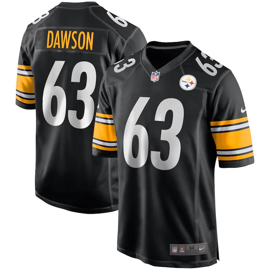 Dermontti Dawson Pittsburgh Steelers Nike Game Retired Player Jersey Black