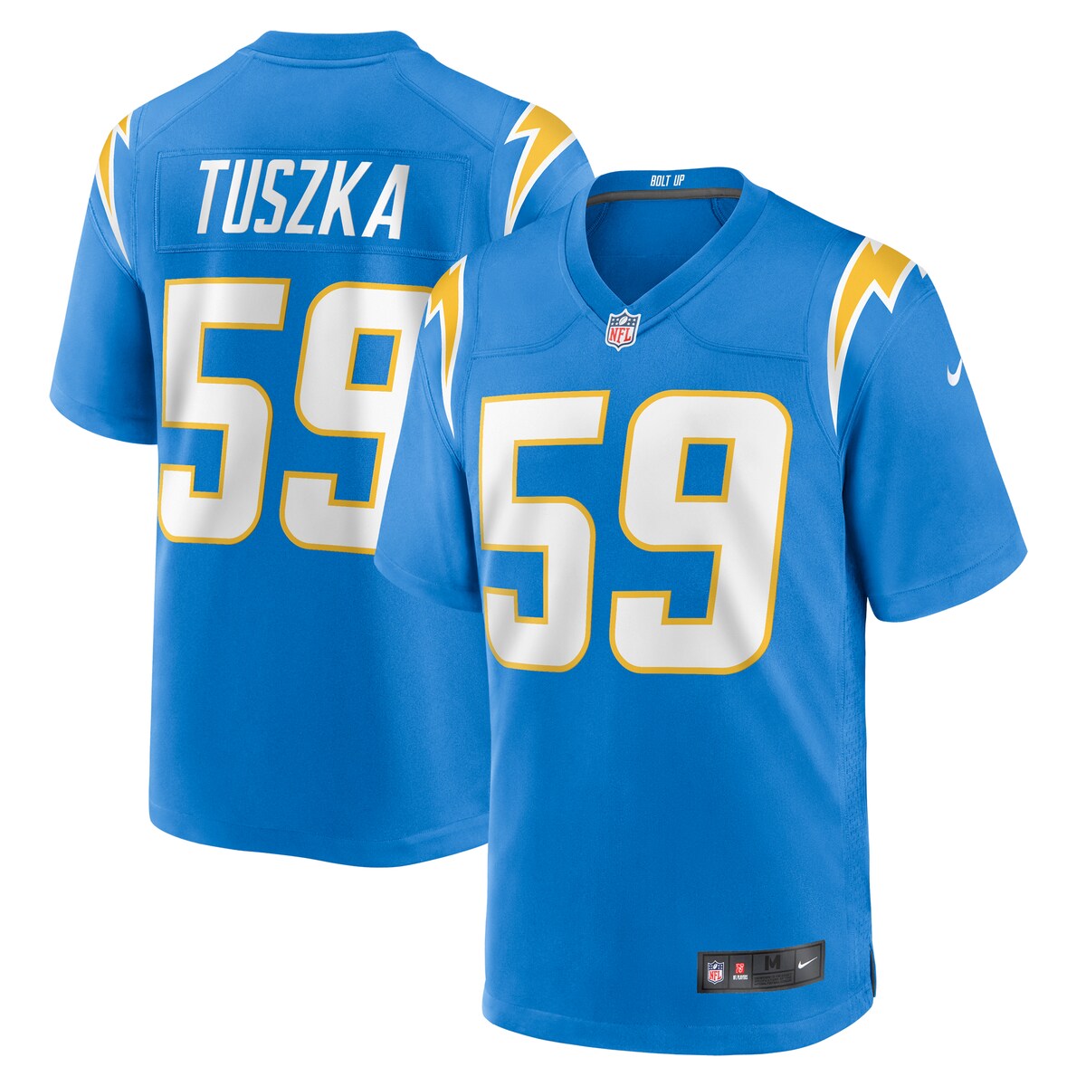 Derrek Tuszka Los Angeles Chargers Nike Home Game Player Jersey Powder Blue