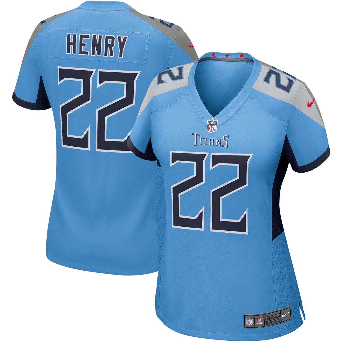 Derrick Henry Tennessee Titans Nike Womens Game Jersey Light Blue
