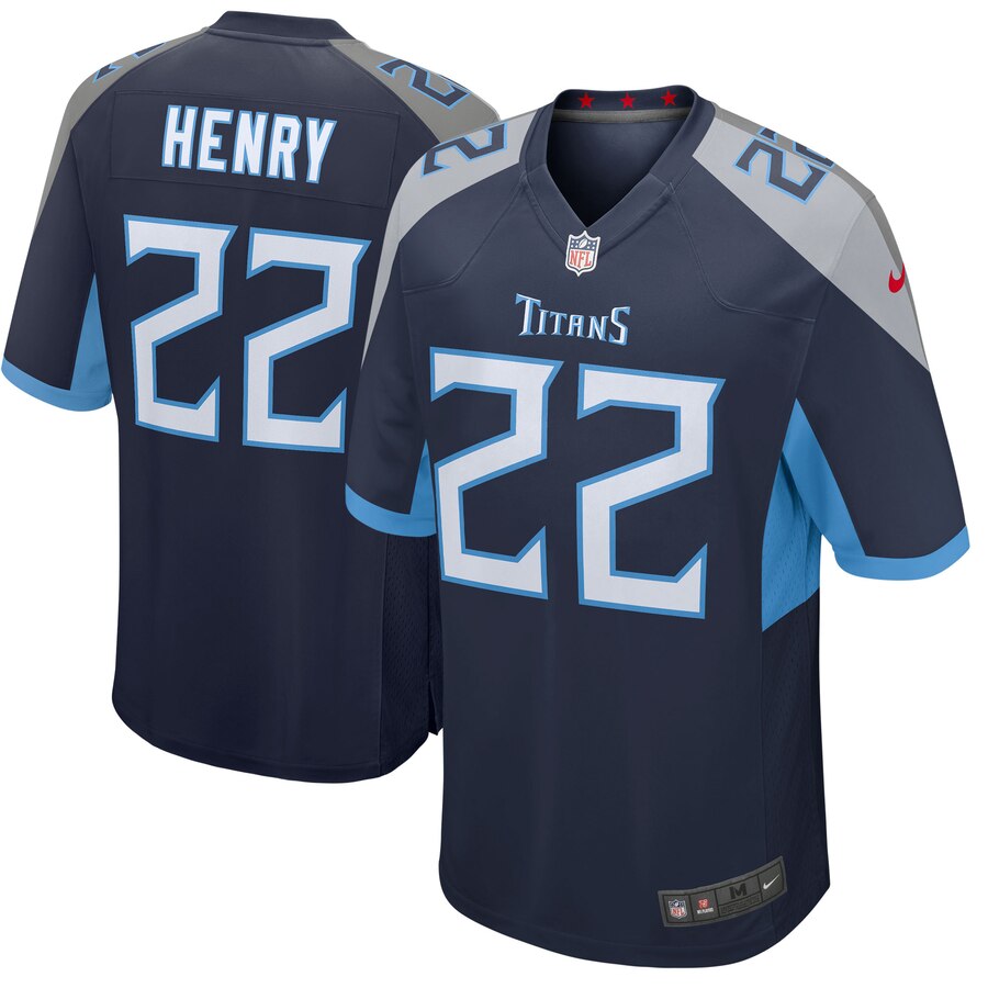 Derrick Henry Tennessee Titans Nike Youth New 2018 Game Jersey Navy
