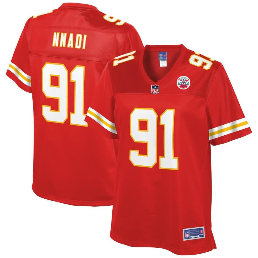 Derrick Nnadi Kansas City Chiefs Nfl Pro Line Womens Player Jersey Red