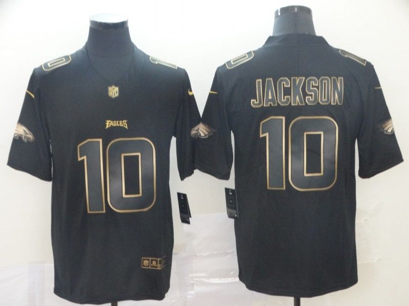 Desean Jackson 10 Philadelphia Eagles Nfl Explosion Legendary Gold Black Jersey