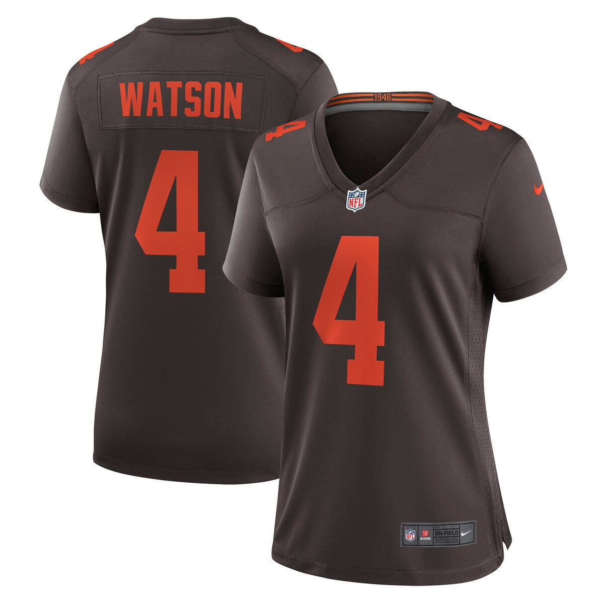 Deshaun Watson Cleveland Browns Nike Womens Alternate Game Jersey Brown