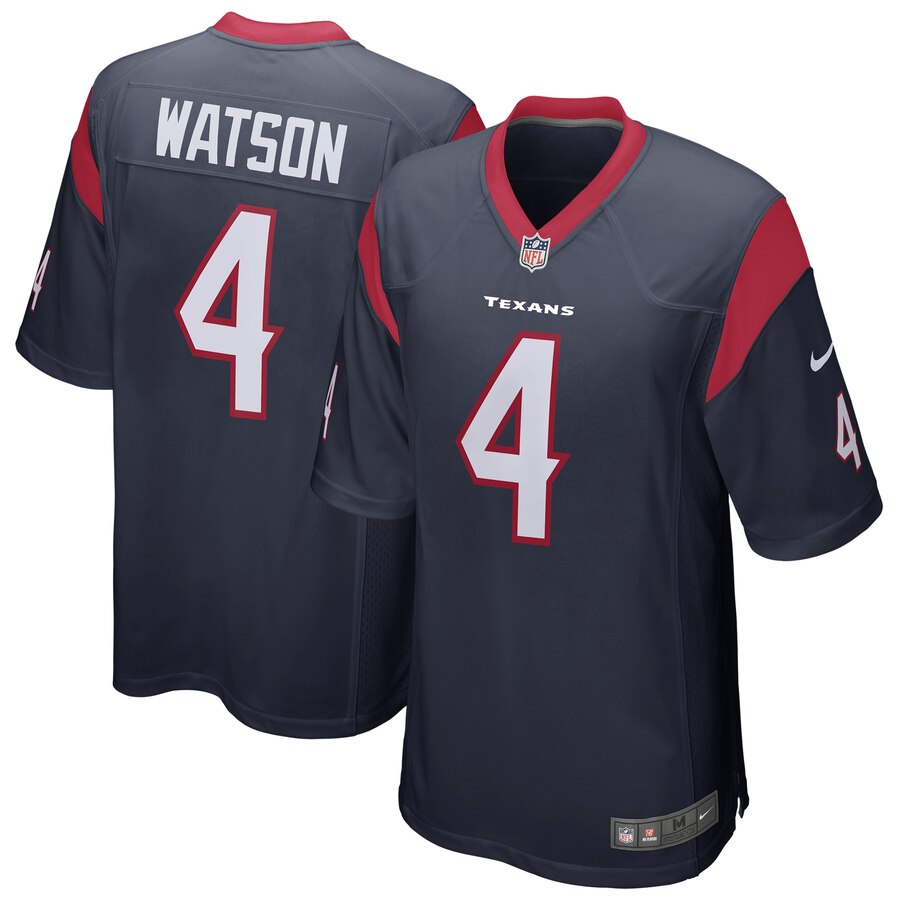 Deshaun Watson Houston Texans Nike Game Jersey Navy