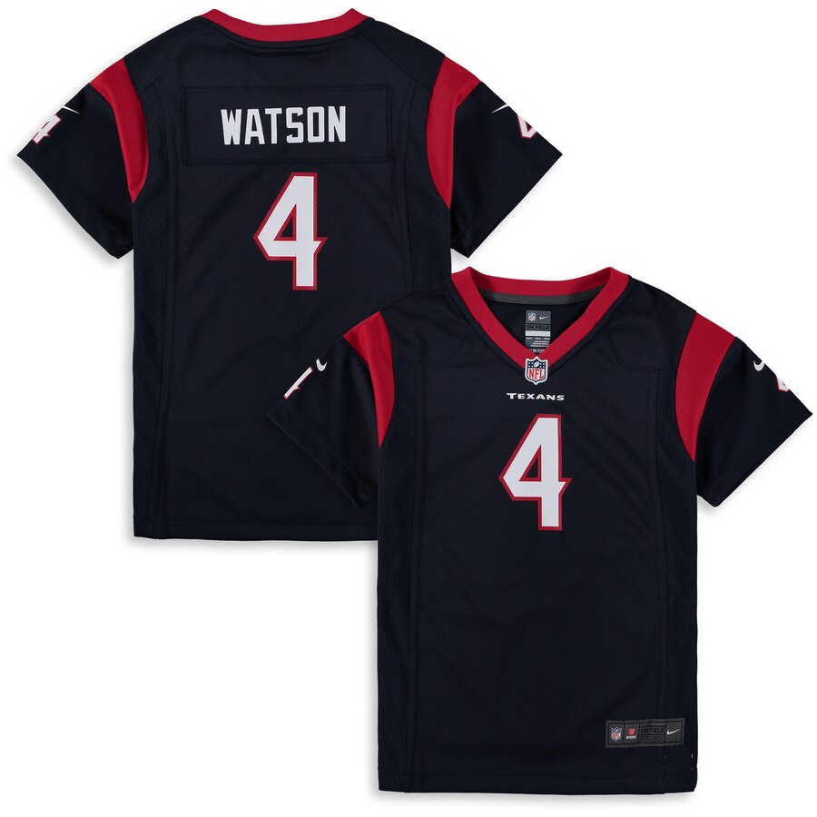 Deshaun Watson Houston Texans Nike Girls Youth Game Jersey Navy