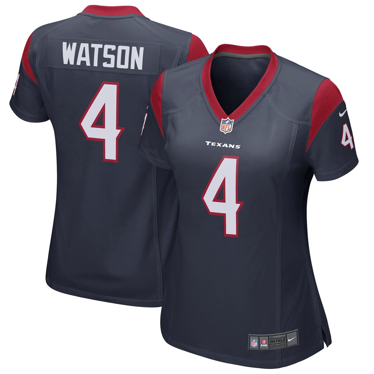 Deshaun Watson Houston Texans Nike Womens Game Player Jersey Navy