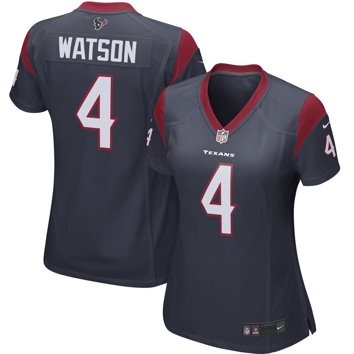 Deshaun Watson Houston Texans Nike Womens Player Game Jersey Navy
