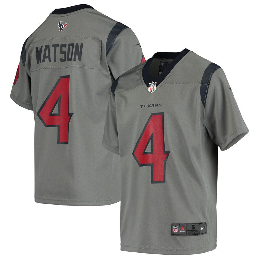 Deshaun Watson Houston Texans Nike Youth Inverted Game Jersey Gray