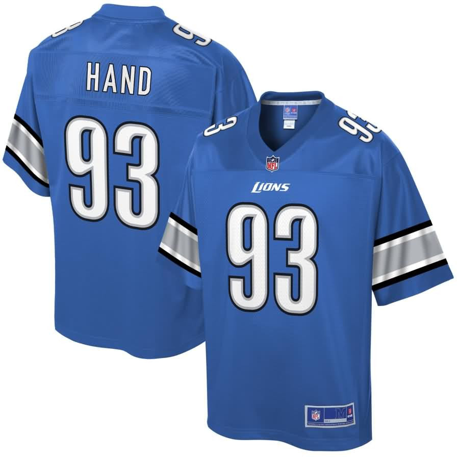 Deshawn Hand Detroit Lions Nfl Pro Line Historic Logo Player Jersey Blue