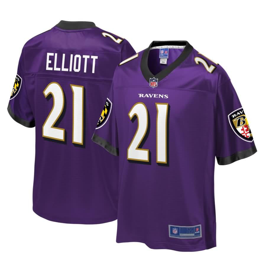 Deshon Elliott Baltimore Ravens Nfl Pro Line Youth Player Jersey Purple