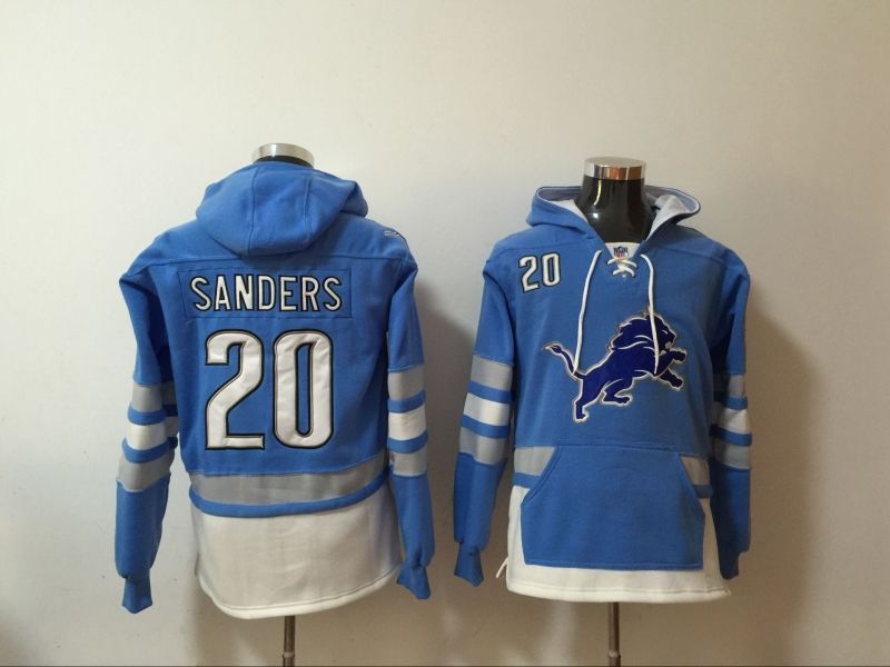 Detroit Lions Barry Sanders 20 Nfl 2020 Steel Blue Jersey