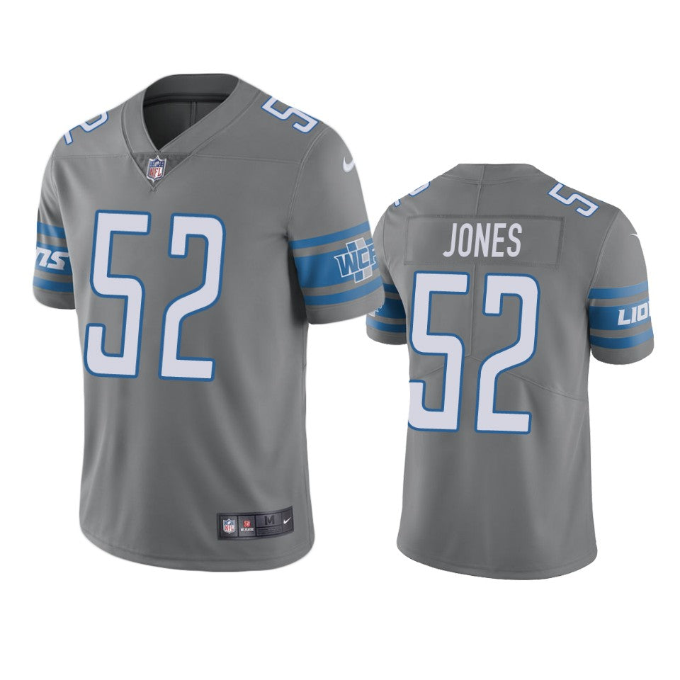 Detroit Lions Christian Jones Gray Nike Color Rush Limited Jersey