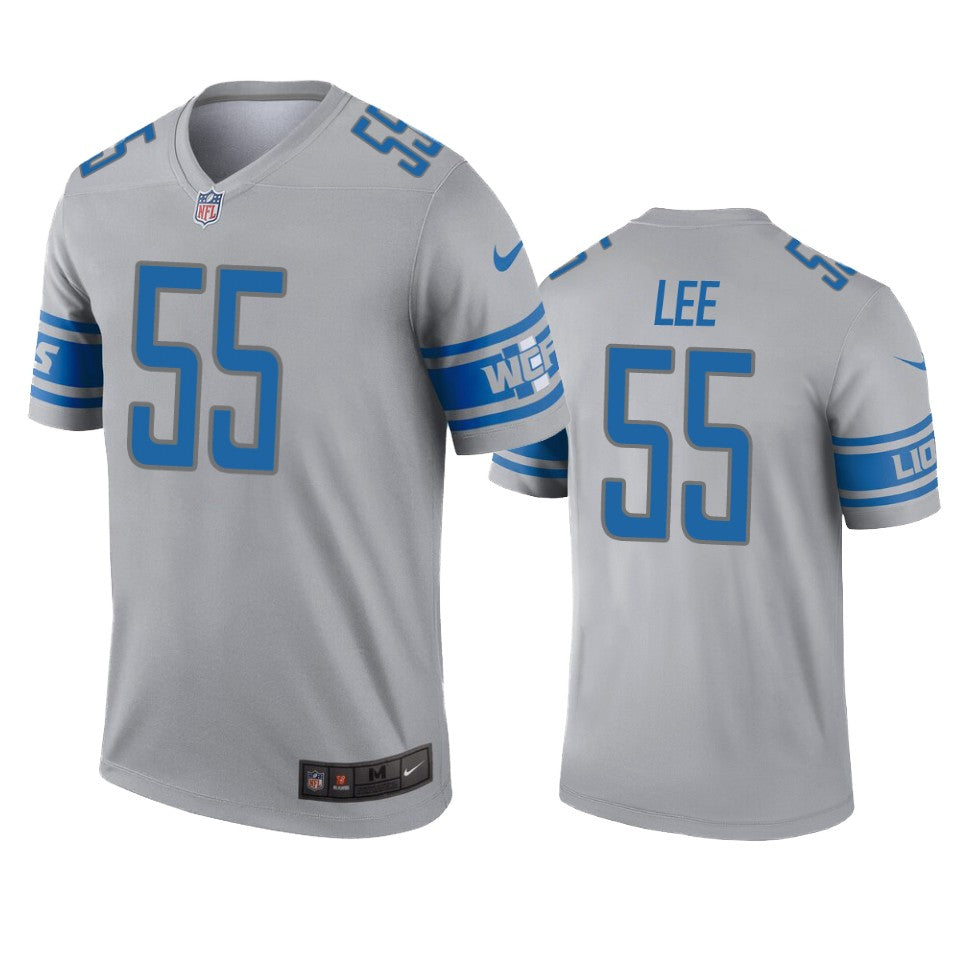 Detroit Lions Eric Lee Gray Inverted Legend Jersey