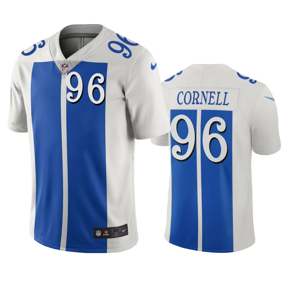 Detroit Lions Jashon Cornell White Blue City Edition Vapor Limited Jersey