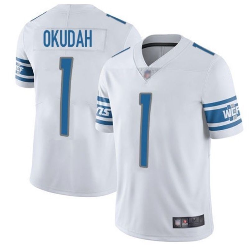 Detroit Lions Jeff Okudah 1 2020 Nfl White Jersey Jersey