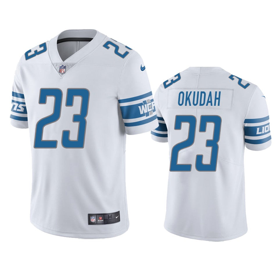 Detroit Lions Jeff Okudah White 2020 Nfl Draft Vapor Limited Jersey