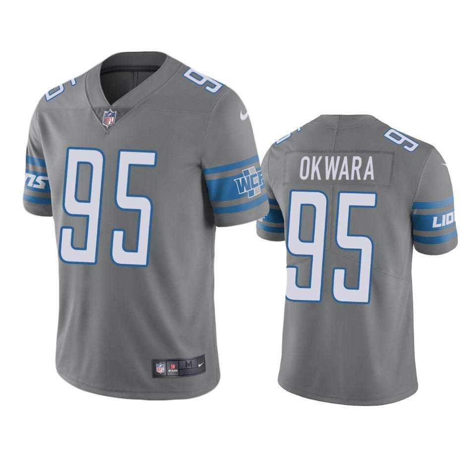 Detroit Lions Romeo Okwara Gray Nike Color Rush Limited Jersey