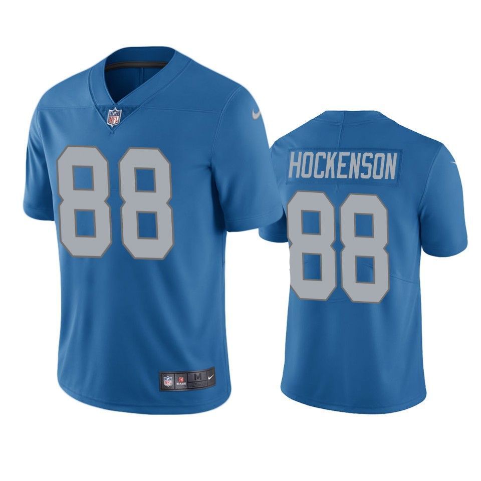 Detroit Lions Tj Hockenson 2019 Nfl Draft Blue Vapor Limited Jersey