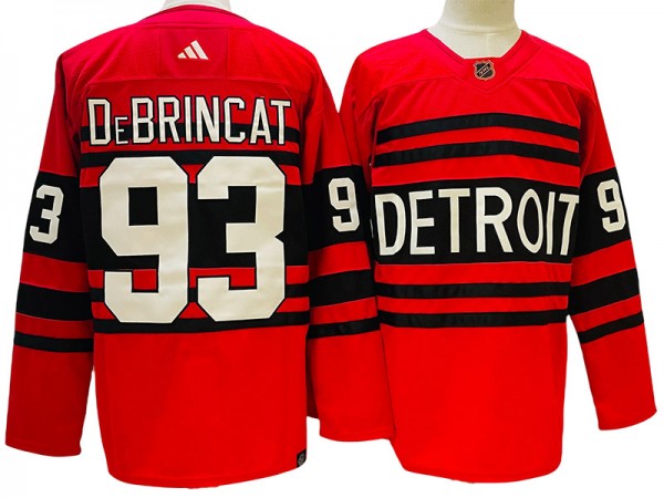 Detroit Red Wings #93 Alex DeBrincat Red Reverse Retro 2.0 Jersey