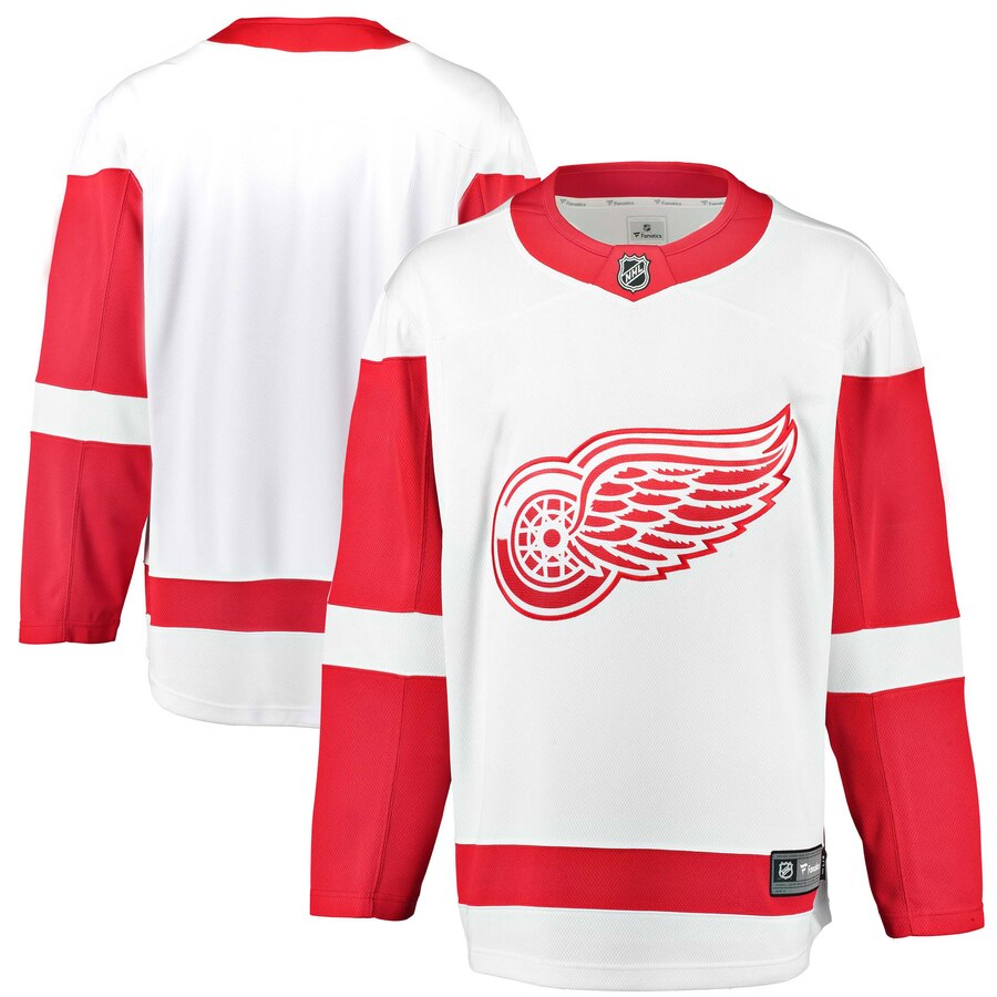 Detroit Red Wings Fanatics Branded Breakaway Away Jersey White