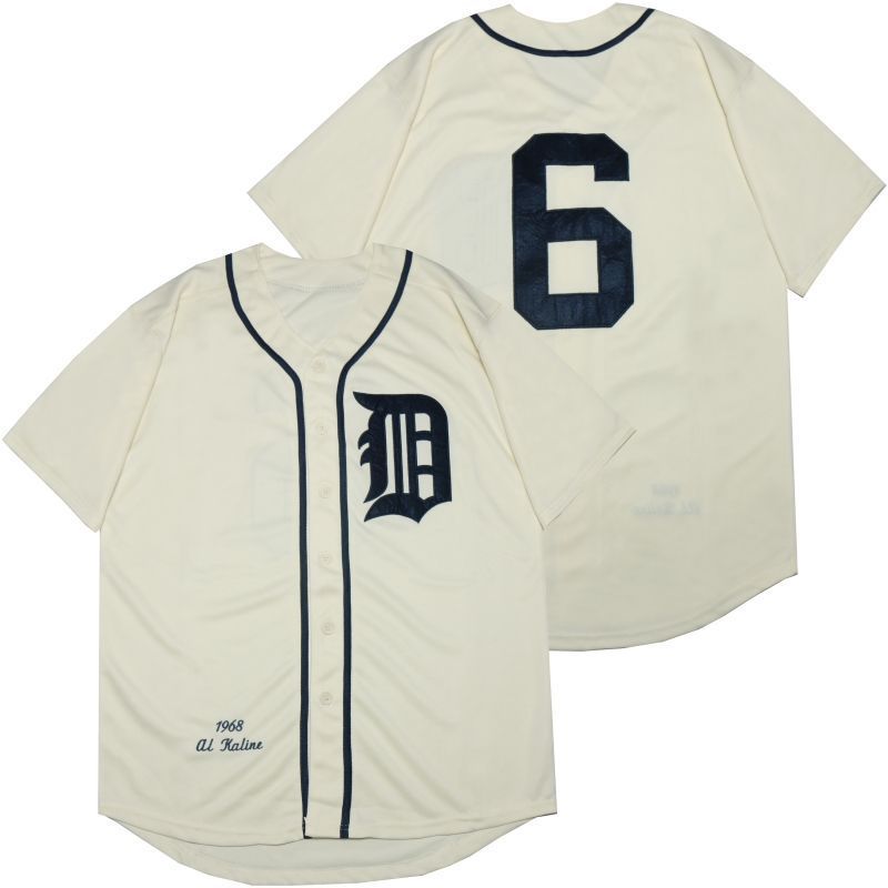 Detroit Tigers 2020 Mlb Al Kaline 6 White Jersey