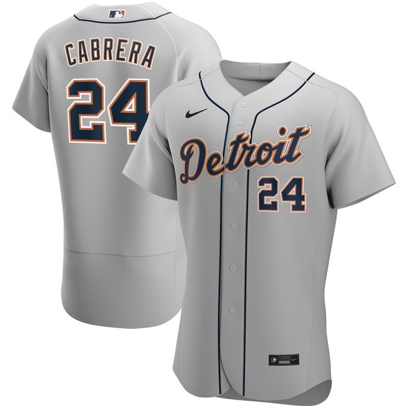Detroit Tigers 2020 Mlb Miguel Cabrera 24 White Jersey