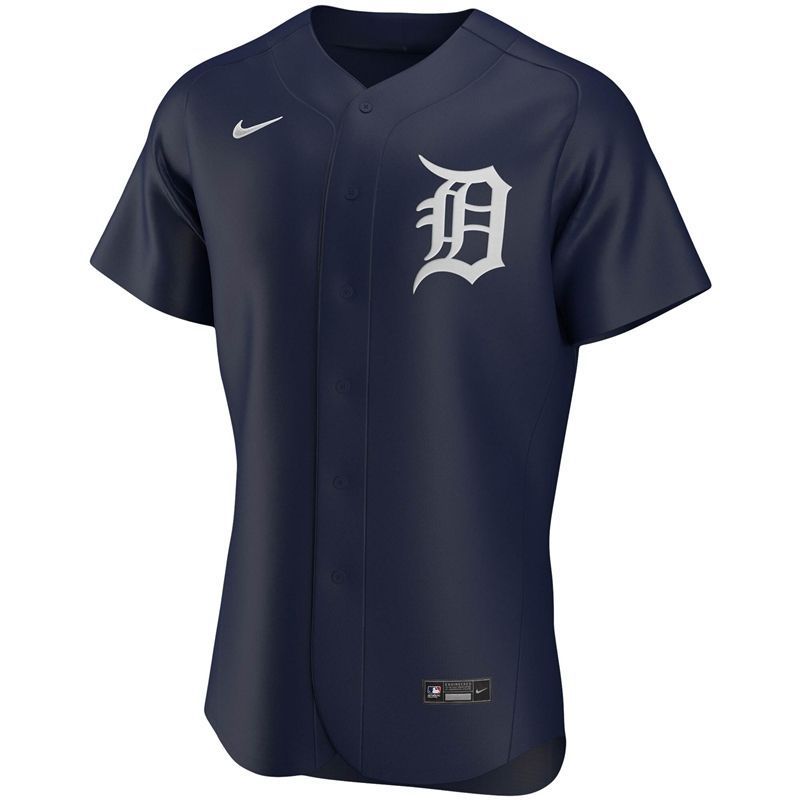 Detroit Tigers 2020 Mlb Personalized Custom Navy Blue Custom Jersey