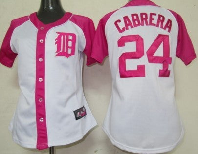 Detroit Tigers 24 Miguel Cabrera 2012 Fashion Womens By Majestic Athletic Jersey