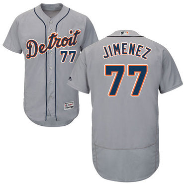 Detroit Tigers 77 Joe Jimenez Grey Flexbase Authentic Collection Stitched Baseball Jersey