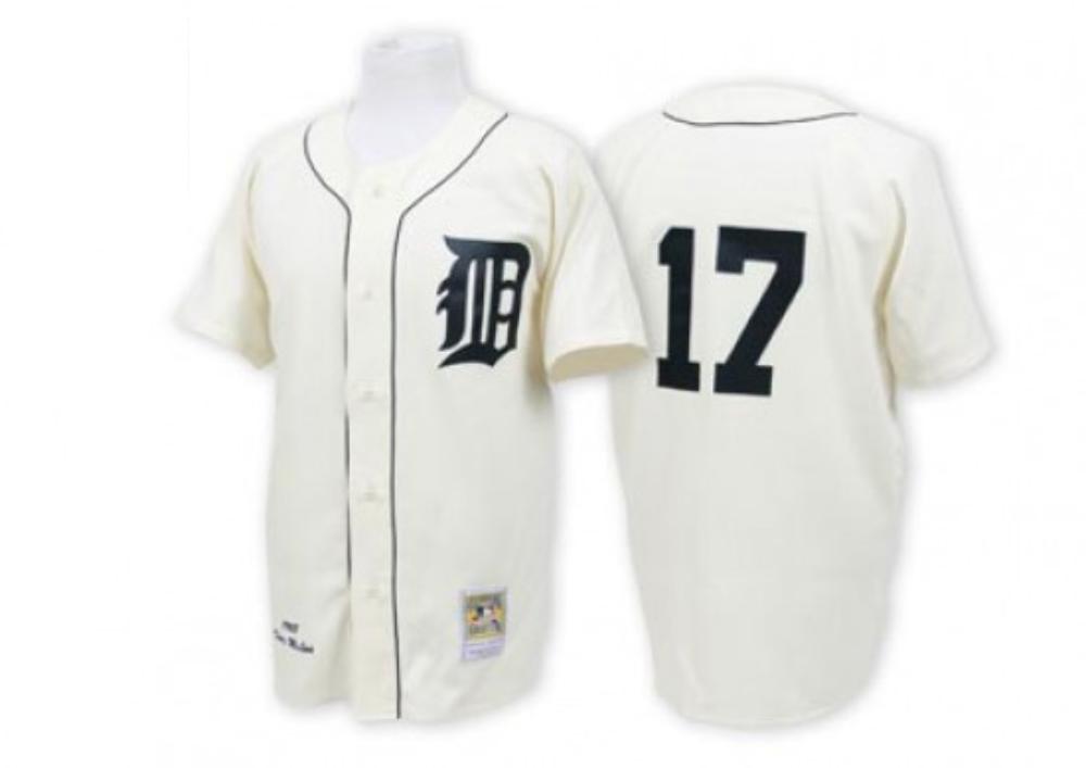 Detroit Tigers Denny McLain White Throwback Jersey