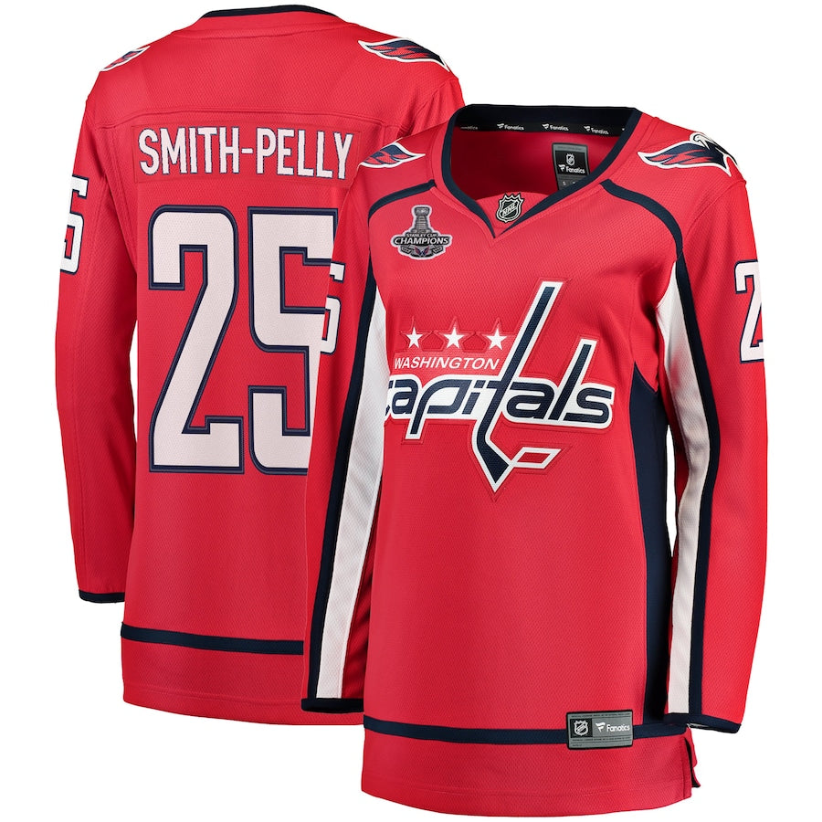Devante Smith pelly Washington Capitals Fanatics Branded Womens 2018 Stanley Cup Champions Home Breakaway Player Jersey Red