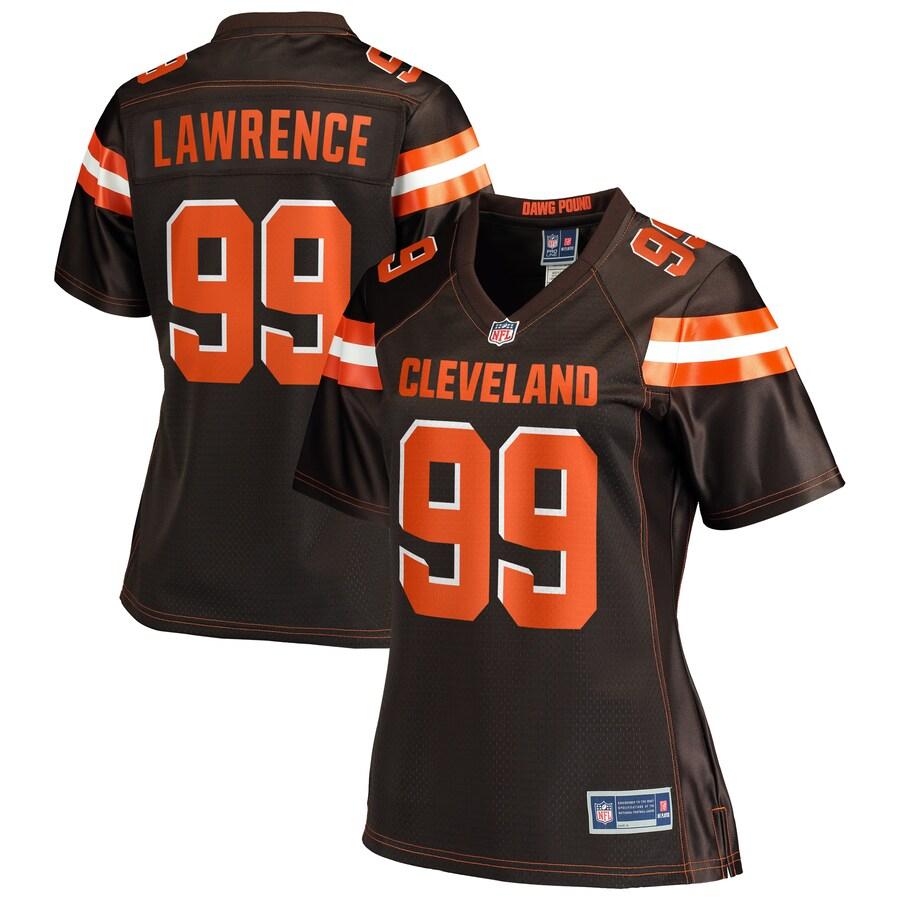 Devaroe Lawrence Cleveland Browns Nfl Pro Line Womens Team Player Jersey Brown